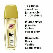 B.U. Golden Kiss Perfume Deodorant Natural Spray for Women 75ml Maison des fragrances