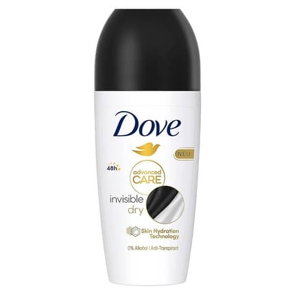 Dove Advanced Care Anti-Perspirant Deodorant Roll-On Invisible Dry 48h Protection Against Body Odor and Underarm Wetness Déodorant (Déo) Mixte 50ml