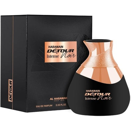 Al Haramain Detour Noir Intense 100ml Eau de Parfume Spray Arabian Perfume for Women Luxury Unisex Fragrance Al Haramain