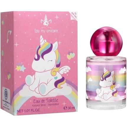 Eau My Unicorn Kids Parfum  Fragrance in Beautiful Glass Bottle Avec Unicorn Motif 30ml Eau My Unicorn