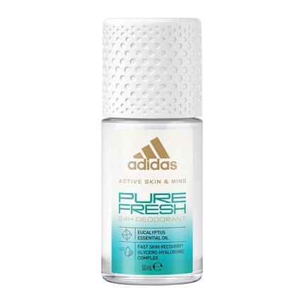 Adidas Pure Fresh Roll Deo Roll-On for Women with Eucalyptus Oil and 24 Hour Freshness 50ml adidas