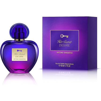 Antonio Banderas Perfumes Her Secret Desire Eau de Toilette Spray for Women 50ml Antonio Banderas