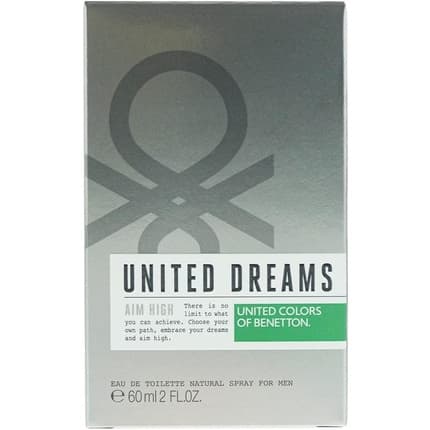 Benetton United Dreams Aim High Eau De Toilette 60ml Men Spray