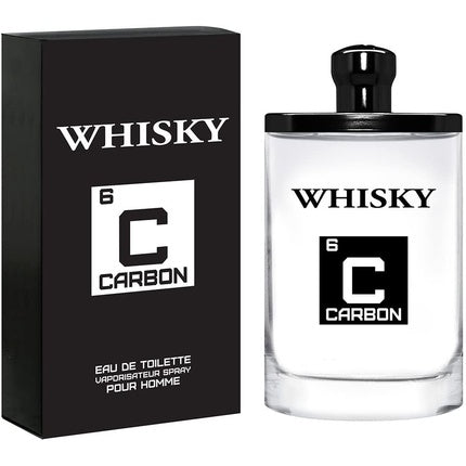 Whisky Carbon Eau de Toilette for Men 100ml Evaflorparis