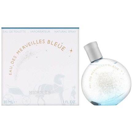 Hermes Eau Des Merveilles Bleue Eau De Toilette 30ml Men Spray