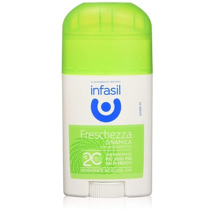 Infasil Fresh Dynamic Deodorant Stick with Antibacterial 40ml Infasil