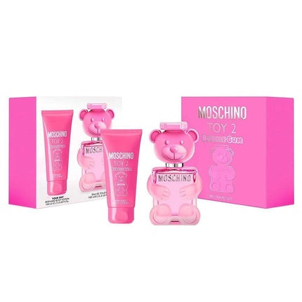 MOSCHINO Toy 2 Bubble Gum Travel Set For Women EDT 3.4 Fl Oz + Perfumed Body Lotion 3.4 Fl Oz Maison des fragrances