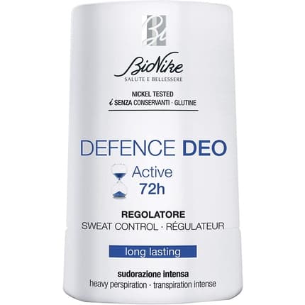 Bionike Defence Deo Active 72h Regulating Rollon Deodorant 50 Milliliters Déodorant (Déo) Mixte