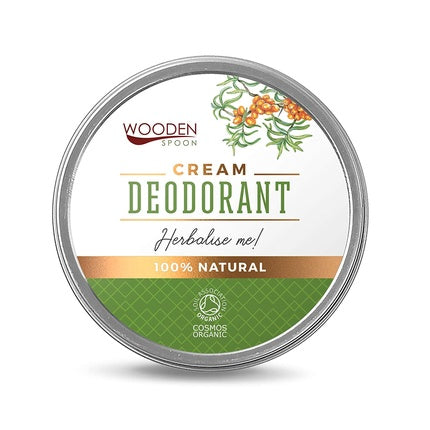 WOODENSPOON Herbalise Me Deodorant Cream Without Aluminum Natural 60ml Woodenspoon