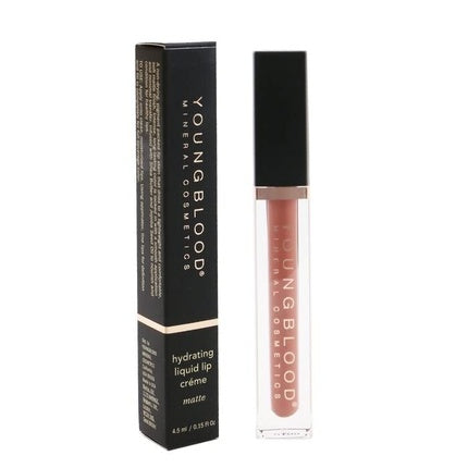 Youngblood Clean Luxury Cosmetics Hydrating Liquid Lip Creme Soft Velvety Matte Long Lasting Moisturizing Non-Sticky Liquid Lipstick Vegan Cruelty Free Paraben Free Gluten Free Chic