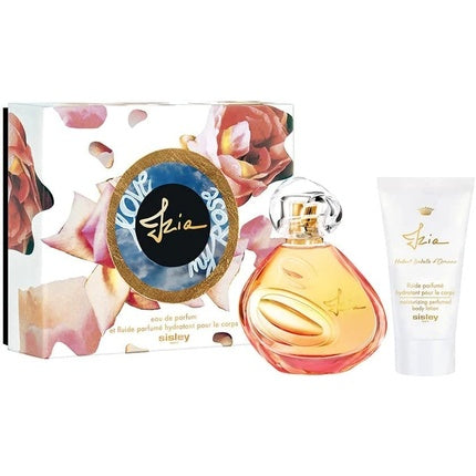 Sisley Izia 2 Piece Gift Set (1.7 Ounce + 1.7 Ounce Moisturizing d Body Lotion Eau de Parfum pour femme