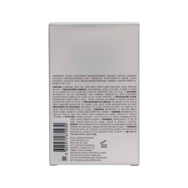 Ralph Lauren Polo Red Rush Eau de Toilette (EDT) Mixte 125ml