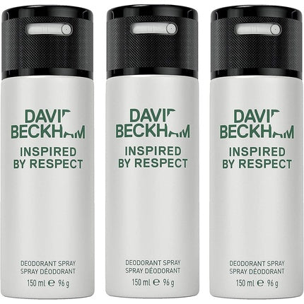 David Beckham Inspired By Respect Deodorant Anti-Perspirant Body Spray for Men 150ml David Beckham