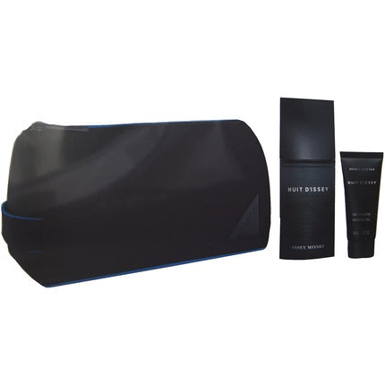 Issey Miyake Nuit D'Issey Eau De Toilette 75ml, Shower Gel 50ml & Toiletry Bag