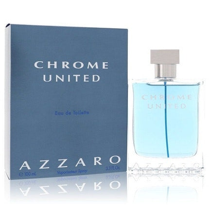 Chrome United par Azzaro Eau De Toilette Spray 3.4 oz, 1oz équivaut à 30ml 100 ml Pour Homme Azzaro