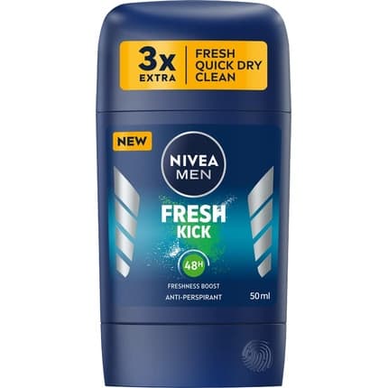 Nivea Fresh Kick 48H Antiperspirant Stick Déodorant (Déo) Homme 50ml