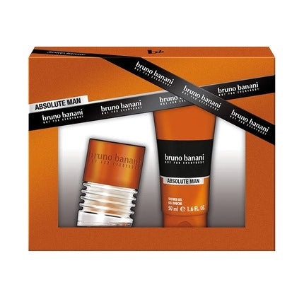 Bruno Banani Absolute Man Fragrance Set Eau de Toilette and Shower Gel 80ml - Pack of 2 Bruno Banani