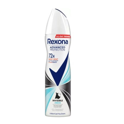 Rexona Deodorant Nonstop Protection Invisible Aqua 150 Ml Rexona