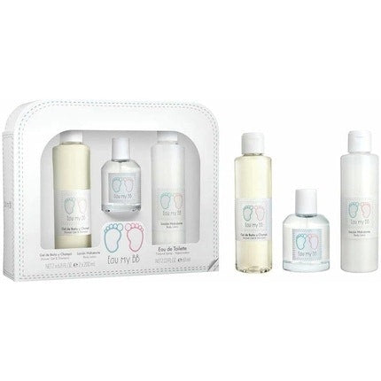 Eau My BB Kids 3 Piece Coffret 2.03oz, 1oz équivaut à 30ml Cologne Spray 6.8oz, 1oz équivaut à 30ml Shower Gel Eau My Bb