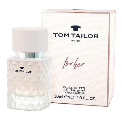 Tom Tailor Parfum femme  for Her 30ml - Casual, Fresh and Sporty Eau de Toilette Avec Peach, Rose and Musk Tom Tailor