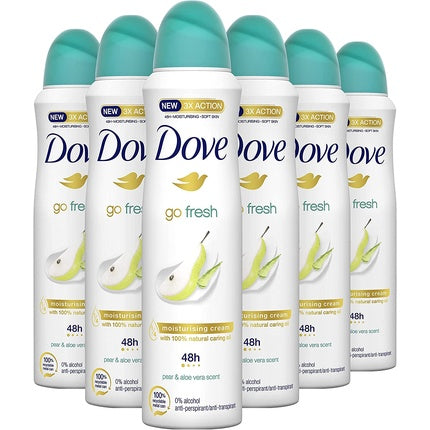 Dove Go Fresh Pear & Aloe Vera Anti-Perspirant Deodorant Spray 150ml Unilever