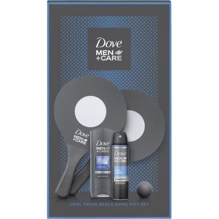 Dove Men Care Gift - Cool Fresh Beach Game Deospray 150ml/Shower Gel 250ml/Beach Game Set