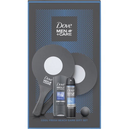 Dove Men Care Gift - Cool Fresh Beach Game Deospray 150ml/Shower Gel 250ml/Beach Game Set Dove