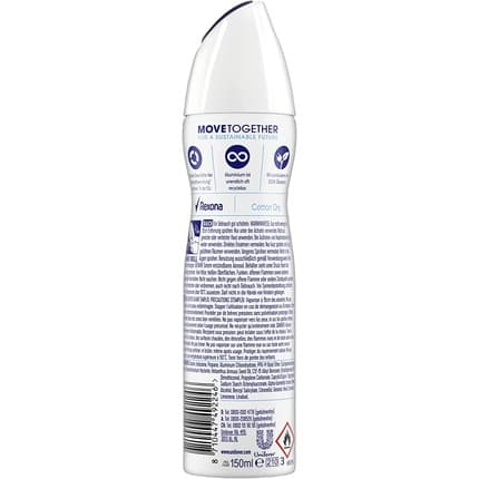 Rexona Cotton Dry Anti-Transpirant Deodorant Déodorant (Déo) Mixte 150ml