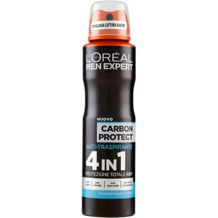 L'Oréal Paris Expert Carbon Protect Deodorant Anti-Breathable Déodorant (Déo) Homme 150ml