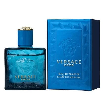 Versace Eros Splash Mini Vanilla Eau de Toilette 0.17oz pour homme