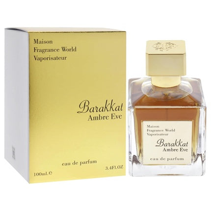 Maison Barakkat Amber Eve for Unisex 3.4 oz EDP Spray Fragrance World