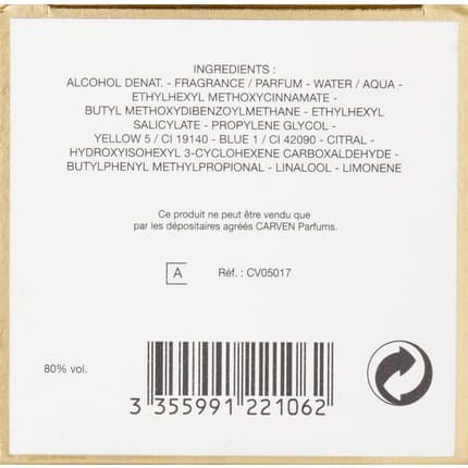 Carven the Aqua Perfume 100ml
