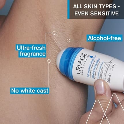 Uriage Gentle Deodorant For Sensitive Skin Unisex Déodorant (Déo) Mixte 50ml