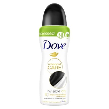Dove Advanced Care Invisible Deodorant Anti-Perspirant Bottle 100ml Unisexe