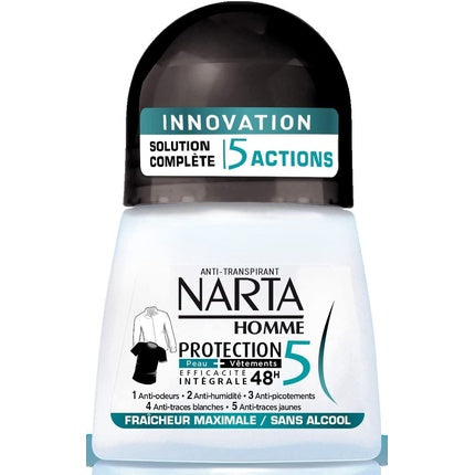 Narta Protection5 Maximum Freshness Deodorant Roll-On 50ml Narta