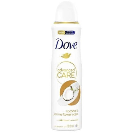 Dove Advanced Care Coconut and Jasmine Flowers 150ml Spray Deodorant Dove