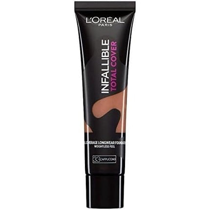 L'Oreal Paris Infallible Total Cover Foundation Number 33 Cappuccino
