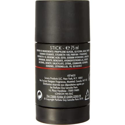 Guy Laroche Drakkar Noir Deodorant Stick Déodorant (Déo) Homme 75g