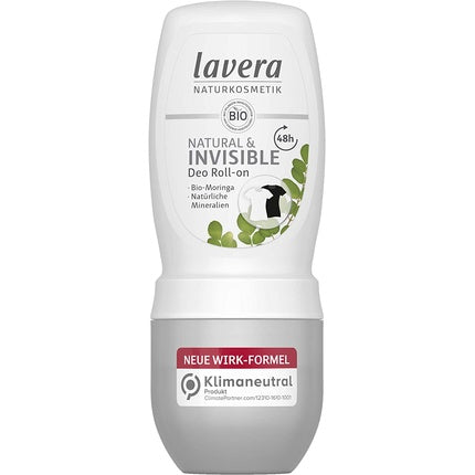 Lavera Natural & Invisible Deodorant Roll-On 48h Protection with Bio-Moringa & Minerals 50ml Lavera