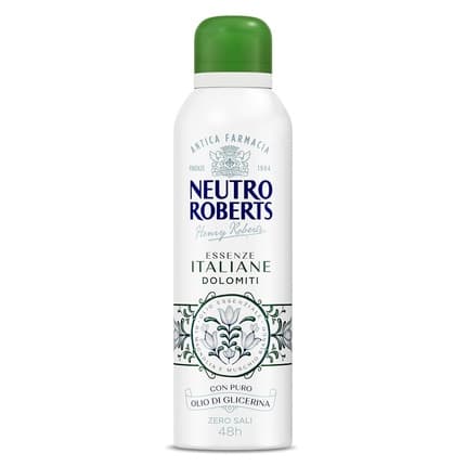 Neutro Roberts Dolomiti Deodorant without Aluminum Salts with Essential Magnolia Oil and White Musk with Pure Glycerin Oil and 48h White Musk Déodorant (Déo) Femme 200ml