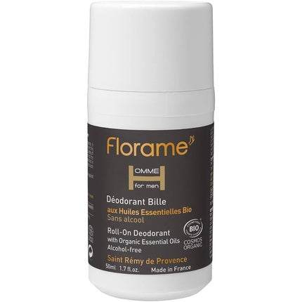 Florame 24H Roll On Men's Deodorant 50ml Florame