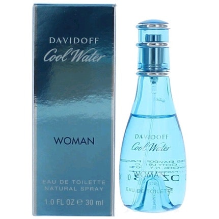 Cool Water par Zino Davidoff pour femme  1 oz, 1oz équivaut à 30ml Eau de toilette  Spray Davidoff