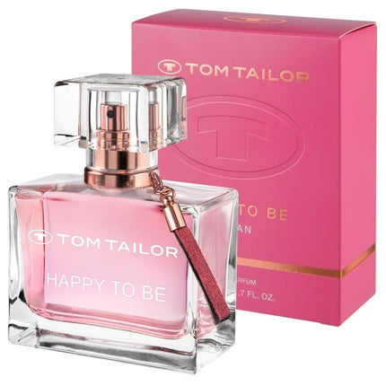 Tom Tailor Happy to Be Woman Perfume 50ml Floral Eau de Parfum for Women of All Ages Jasmine, Grapefruit, Vanilla & Amber Maison des fragrances