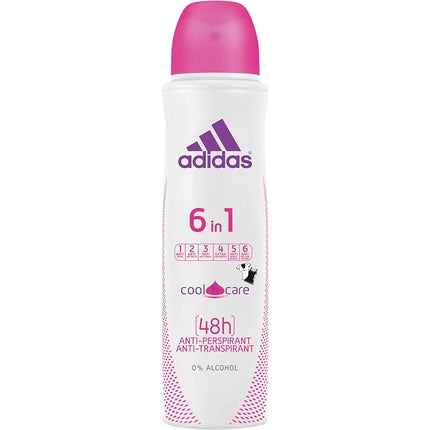 Adidas 6 in 1 Deodorant Spray for Women Refreshing Antiperspirant 150ml adidas