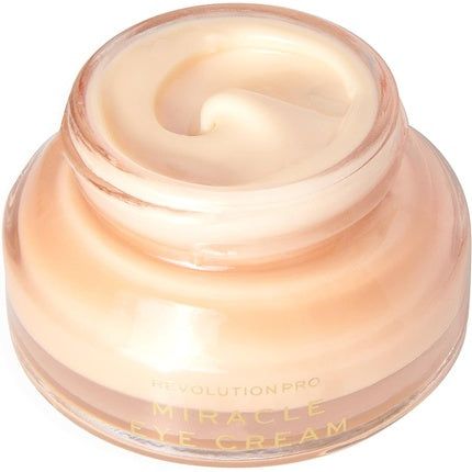 Revolution Pro Miracle Eye Cream Hydrating and Beautifying Eye Cream Reduces Dark Circles and Fine Lines Contains Vitamin C 15ml