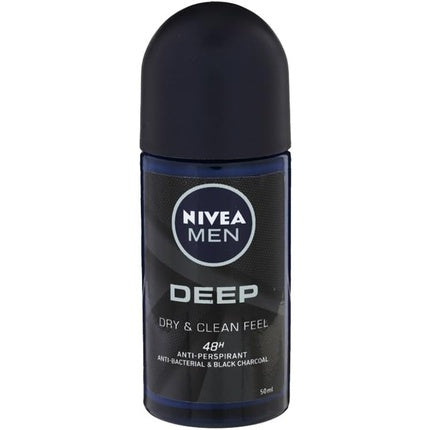 Nivea Deep Dark Wood Roll-On Men's Deodorant 50ml Nivea