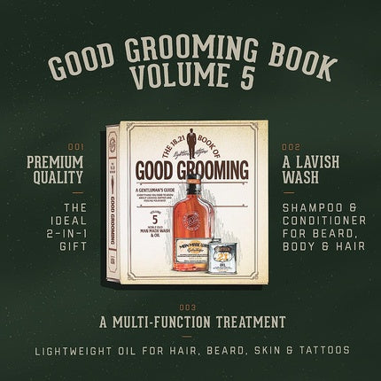 18.21 Man Made 18.21 Man Made 's Book of Good Grooming Gift Set Volume 5: Noble Oud + Oil pour homme