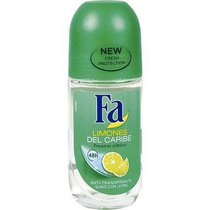 Fa deodorant roll-on crystal 50 ml. Caribbean Lemon FA