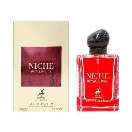 Niche Royal Rouge par Alhambra - Eau de Parfum Spray Femme 100ml 3.4oz