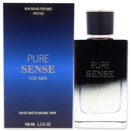 New Brand Pure Sense EDT Spray for Men 3.3 oz